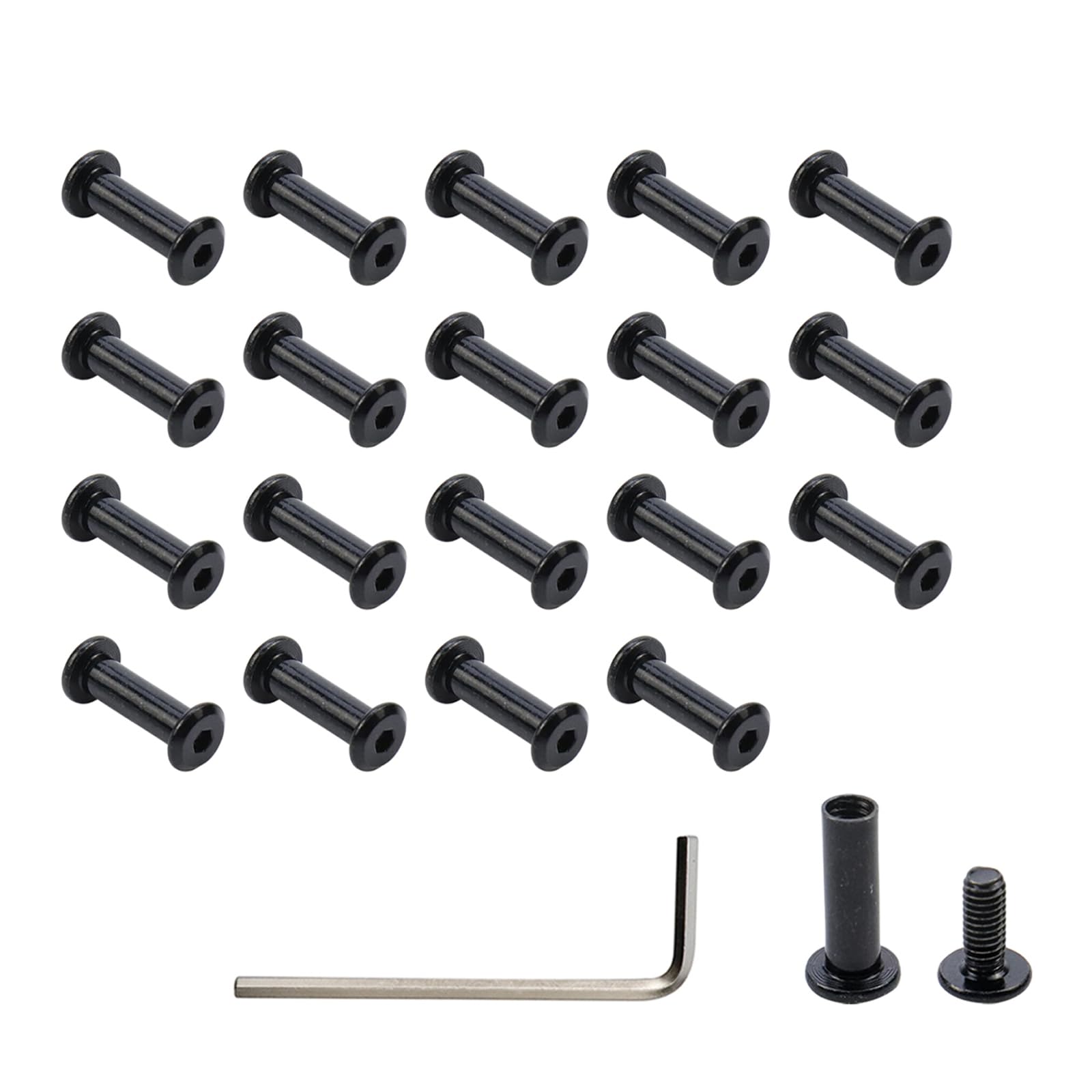 Stainless Steel Binding Screws - 20 Pack -6