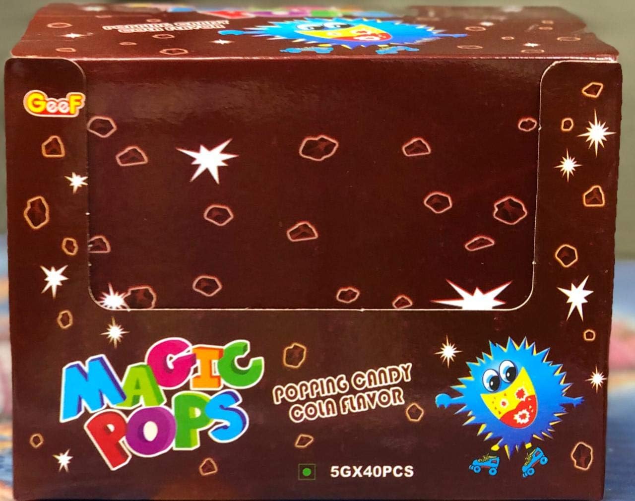 CAPTAIN Geef Magic Pop Cola(5Grams X 40 Pieces)