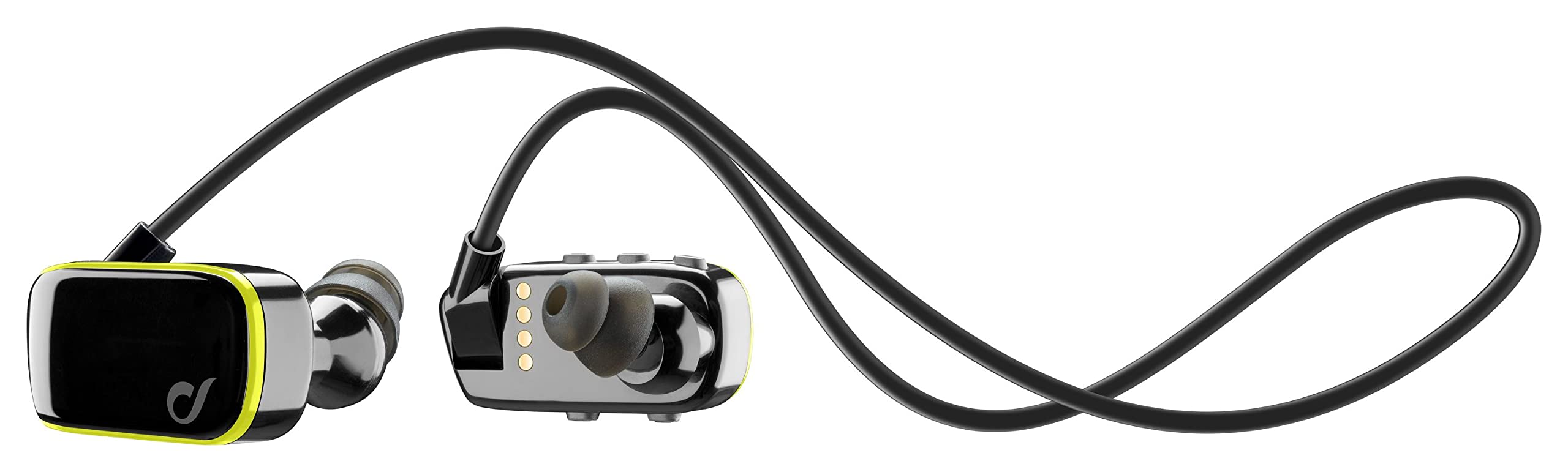 cellularline | Flipper - Universale | Cuffie Auricolari Bluetooth wireless per Smartphone Impermeabili Con Memoria Integrata