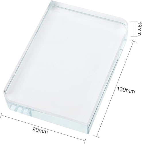 Miniatura 2 de Personalized Picture Crystal Frame Custom Print with Your Photo Personalized Customized 3D Glass DIY Picture Plaque Frames for Wedding, Birthday,