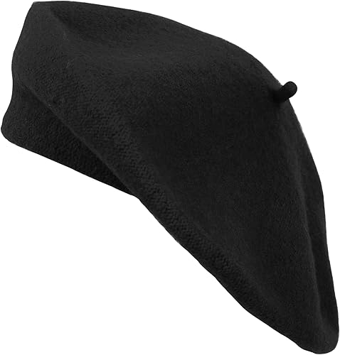 Parquet Boina de lana francesa de color sólido Clásica francesa casual y elegante ligera