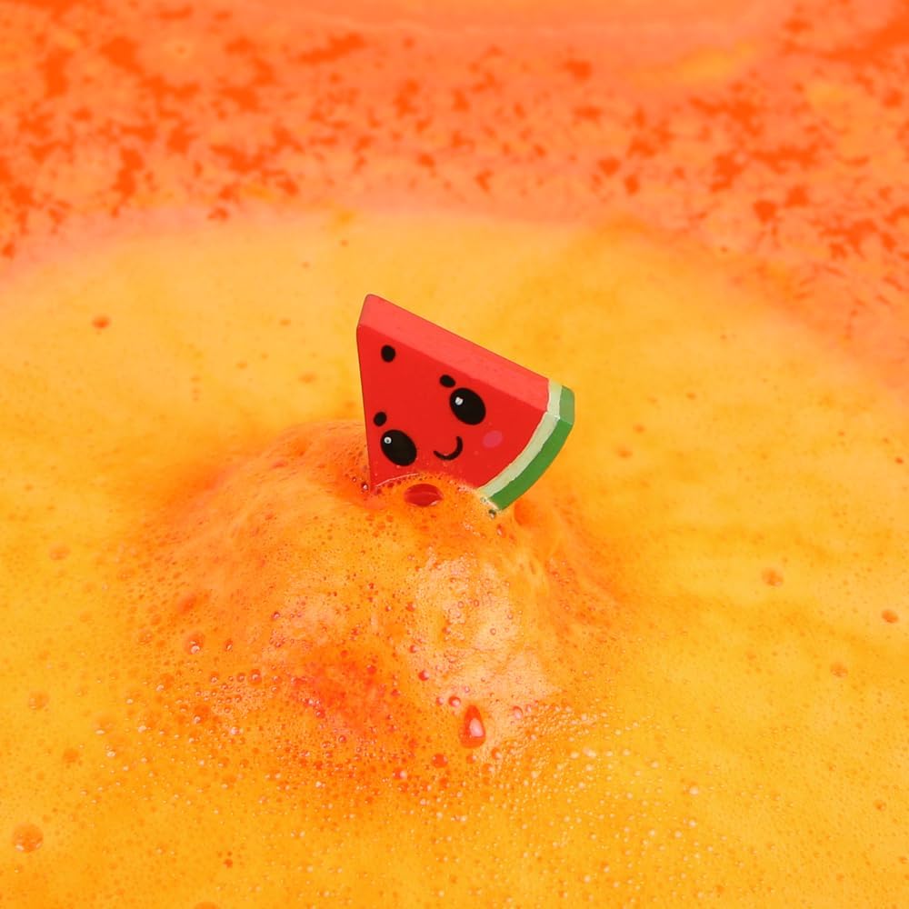 Zimpli Kids Large Fruity Surprise Bath Bomb, 1 of 6 Surprise Fruity Toys to Collect, One per Baff Bomb, Pocket Money, Bath Bomb Gift for Children, Collectable Figures