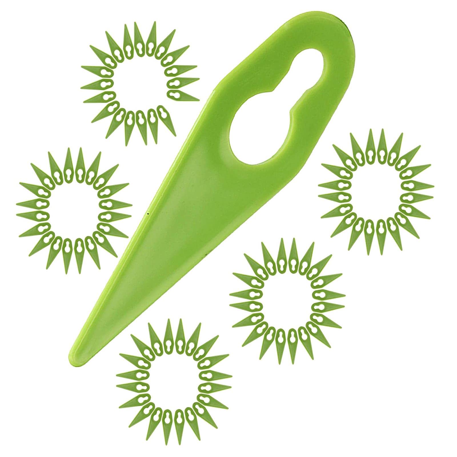Spares2go Plastic Blades for Gtech ST01 ST02 ST04 ST05 ST20 Grass Trimmer Strimmer (Pack of 100) โ image 1