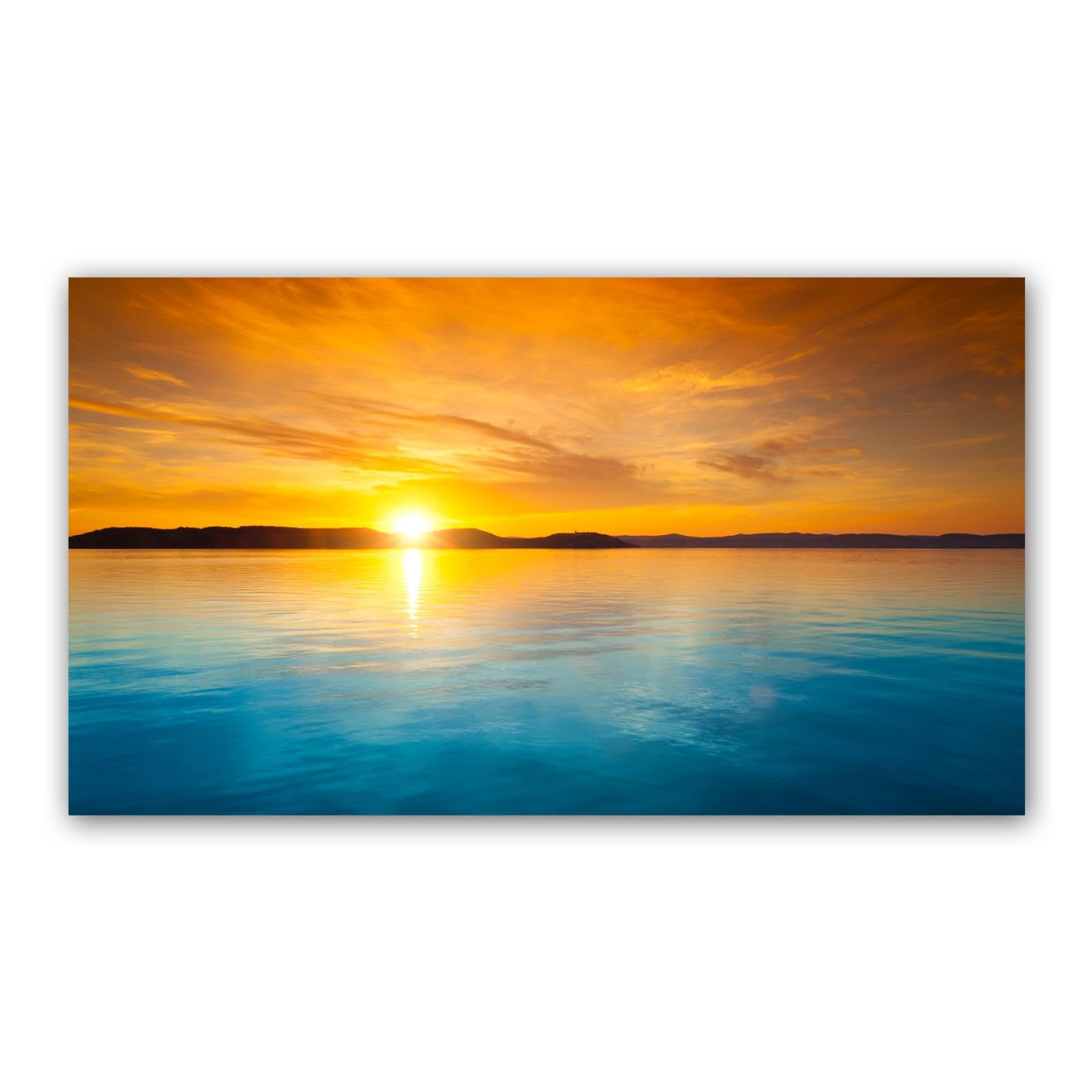 Toile murale de plage pour mur vide - Impression paysage mer 30x54cm - 7