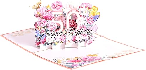 Miniatura 10 de Tarjeta desplegable de 40 cumpleaños para ella, mujer, esposa, regalo de 40 cumpleaños para hermana, mamá, amiga, tarjeta de cumpleaños desplegable