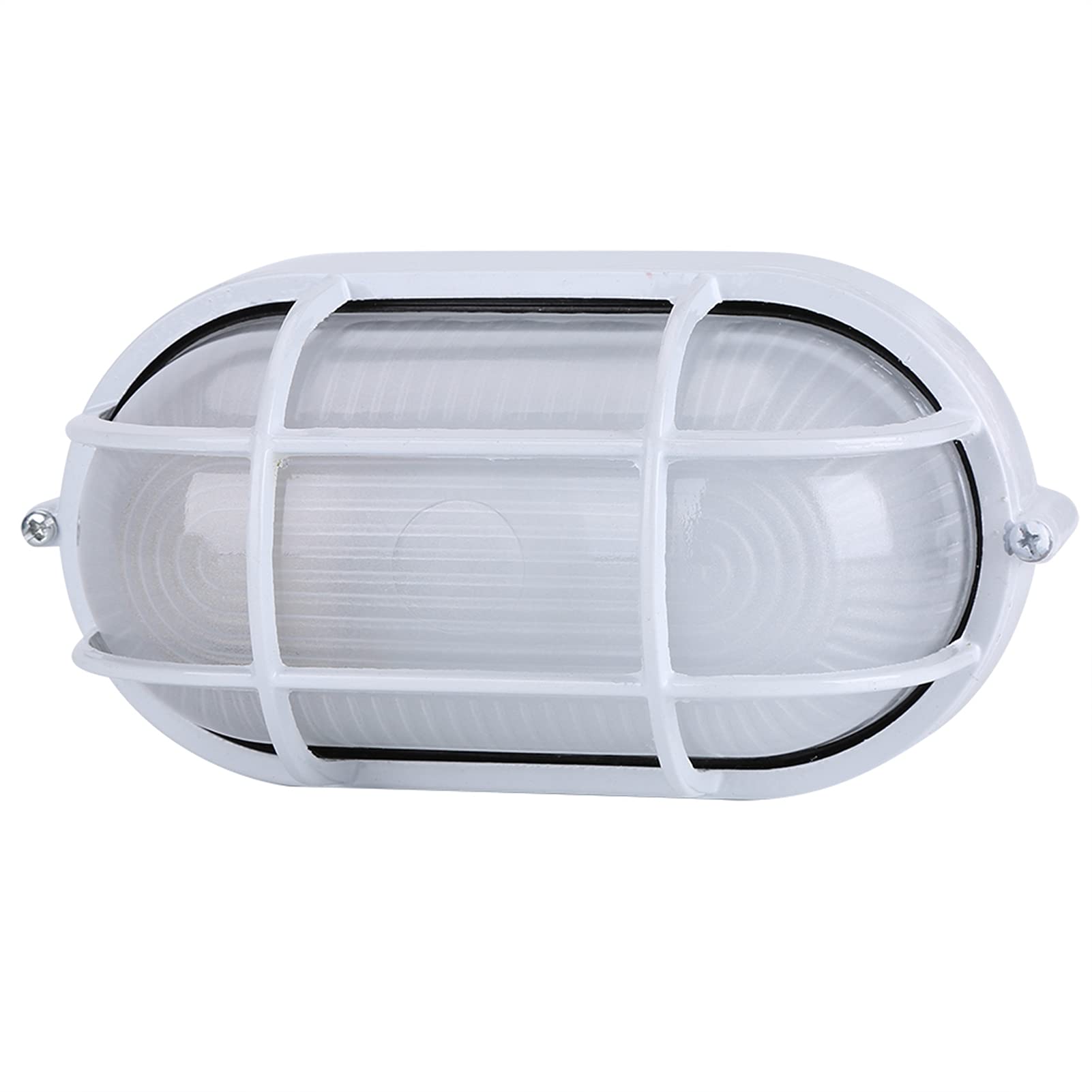 Tbest Sauna Lamp, Sauna Lights High Temperature Oval Explosion-Proof Sauna Lamp Steam Proof Sauna Steam Bath Lampshade Protection