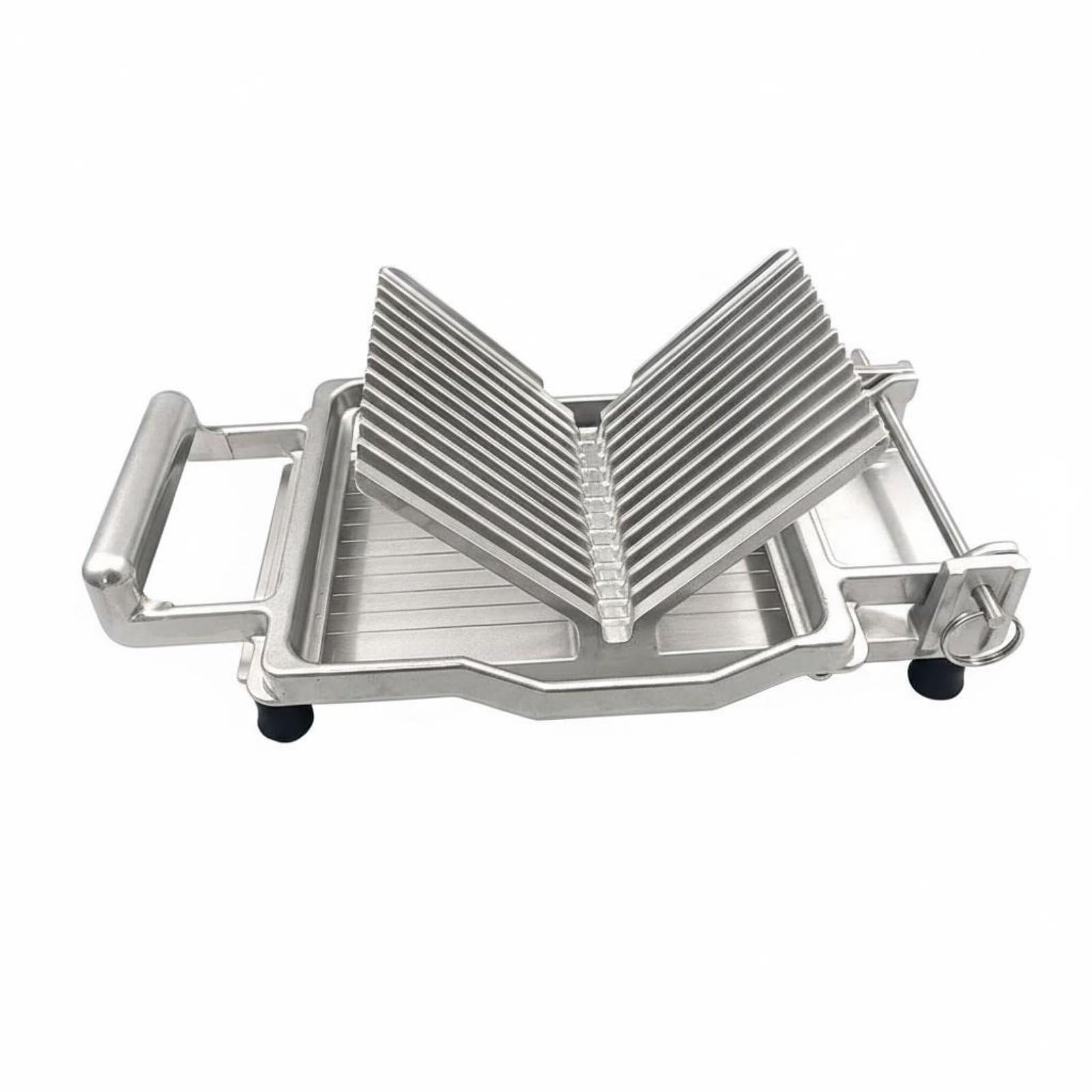 Käseschneider Käsehobel Schneidemesser Küchenhobel Gemüsehobel aus Edelstahl mit Aluminiumkörper für Glatte Scheiben Und, 10 Mm Klinge, Käseschneider B-Modell Mit Saugnäpfen