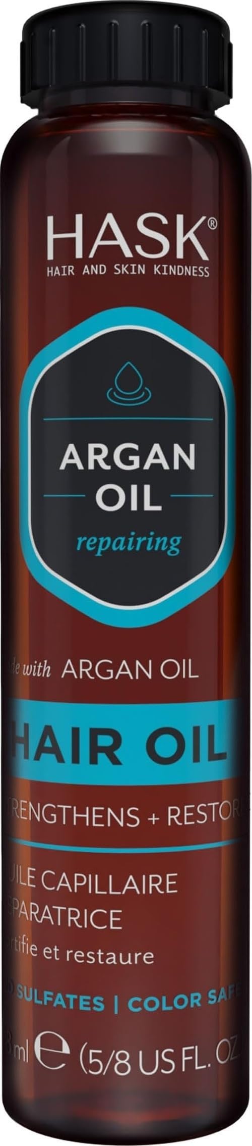 HASK Repair Argan Oil Repairing Shine Oil Vial, 18ml