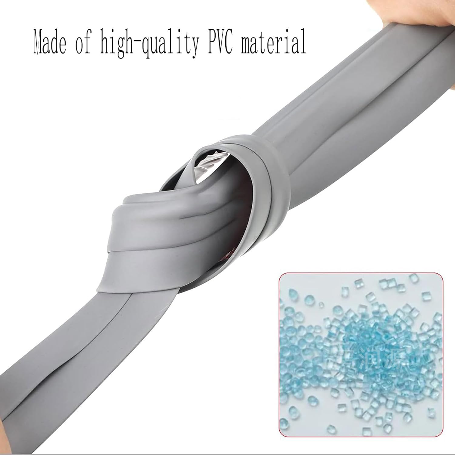 Flexible Carpet Edge Trim，Waterproof Flexible PVC Carpet Edge Trim Strip, Self Adhesive, Cuttable Carpet & Floor Transition Strip from Carpet to Tile(Size:7m(23ft),Color:Beige)