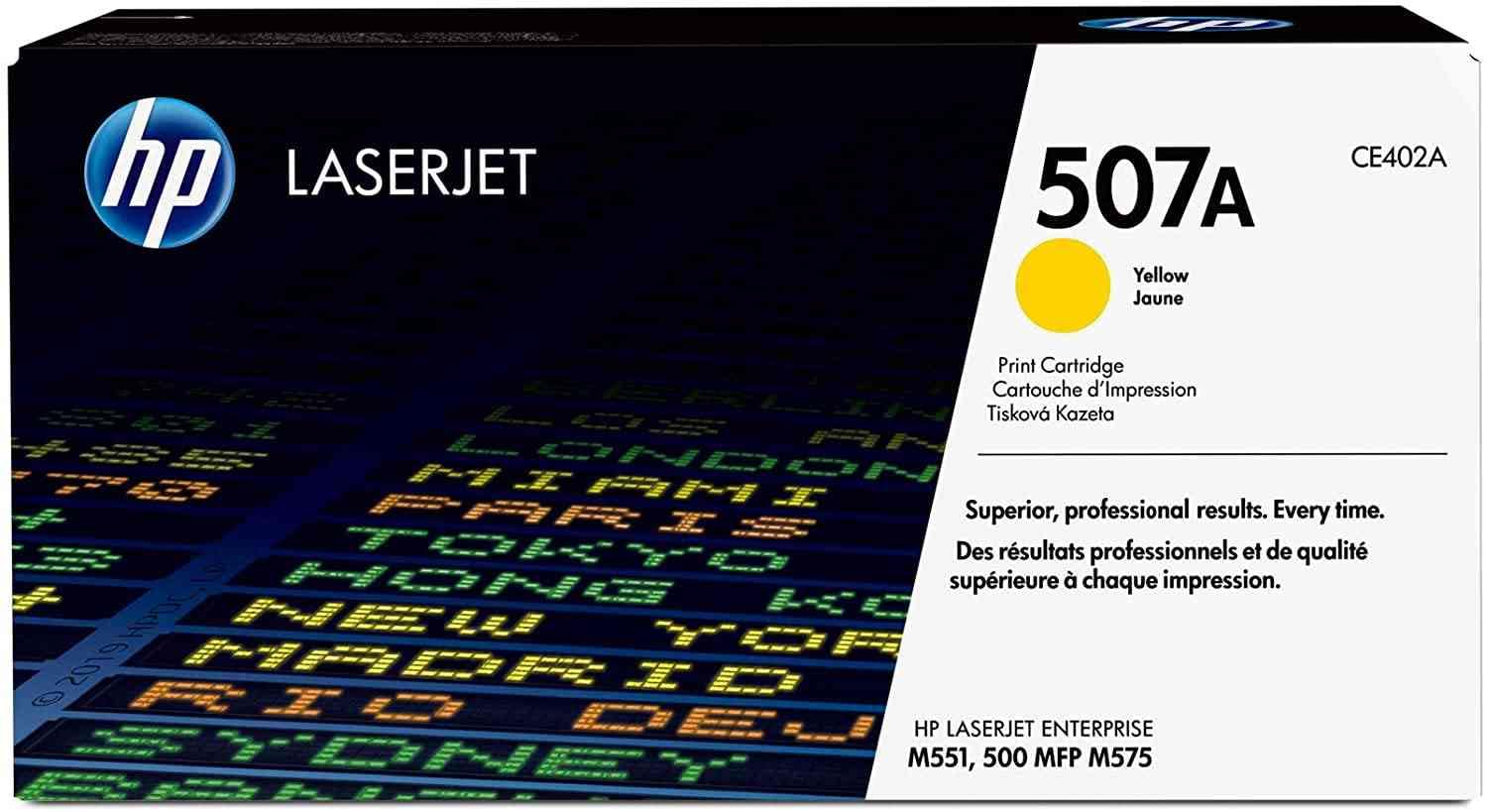 Amazon.co.jp: HP HP 507 A、( ce402 a )イエロー元LaserJetトナー