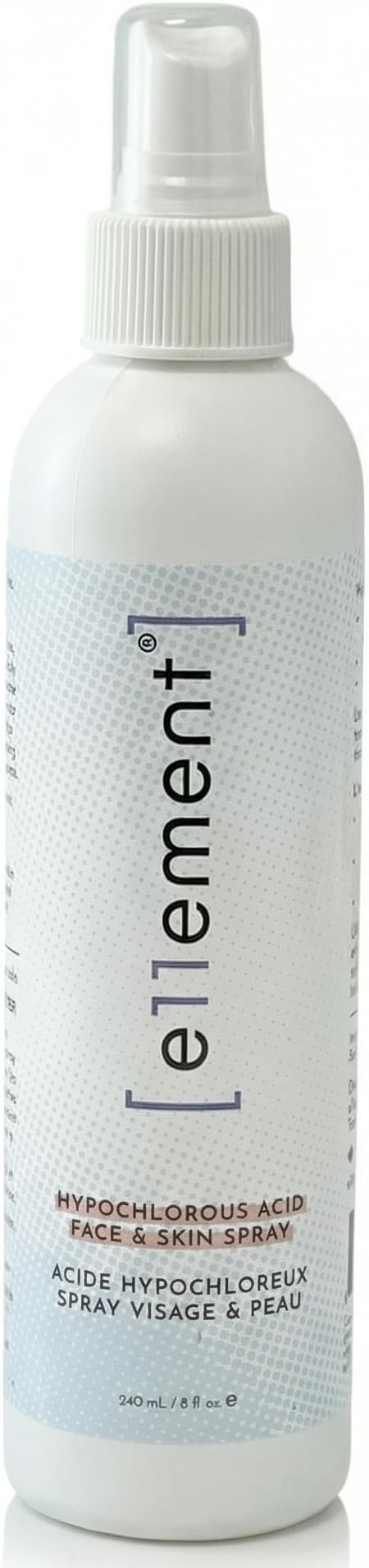 e11ement - Hypochlorous Acid Face and Skin Spray - HOCL- Safe for use on Acne Prone Skin - Eczema - Dry Scalp - Post Procedure -Toner - Eye Lash Cleanser - Face and Hand Cleanser (Large 8 oz.)