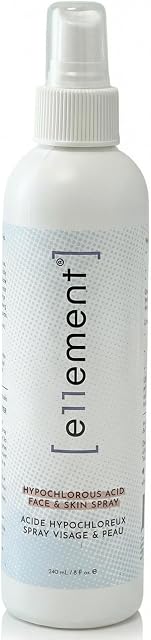 Spray d'Acide Hypochloreux – Peau Sujette à l'Acné – Visage Sec – Peau Sujette à l'Eczéma - Soin Après-Tatouage – Soin Après-Piercing – Tonique Salin – Nettoyant pour le Visage – Nettoyant pour les Cils - Spray Naturel pour le Visage et la Peau – Sûr pour Tous les Types de Peau – Hypoallergénique – Cruel
