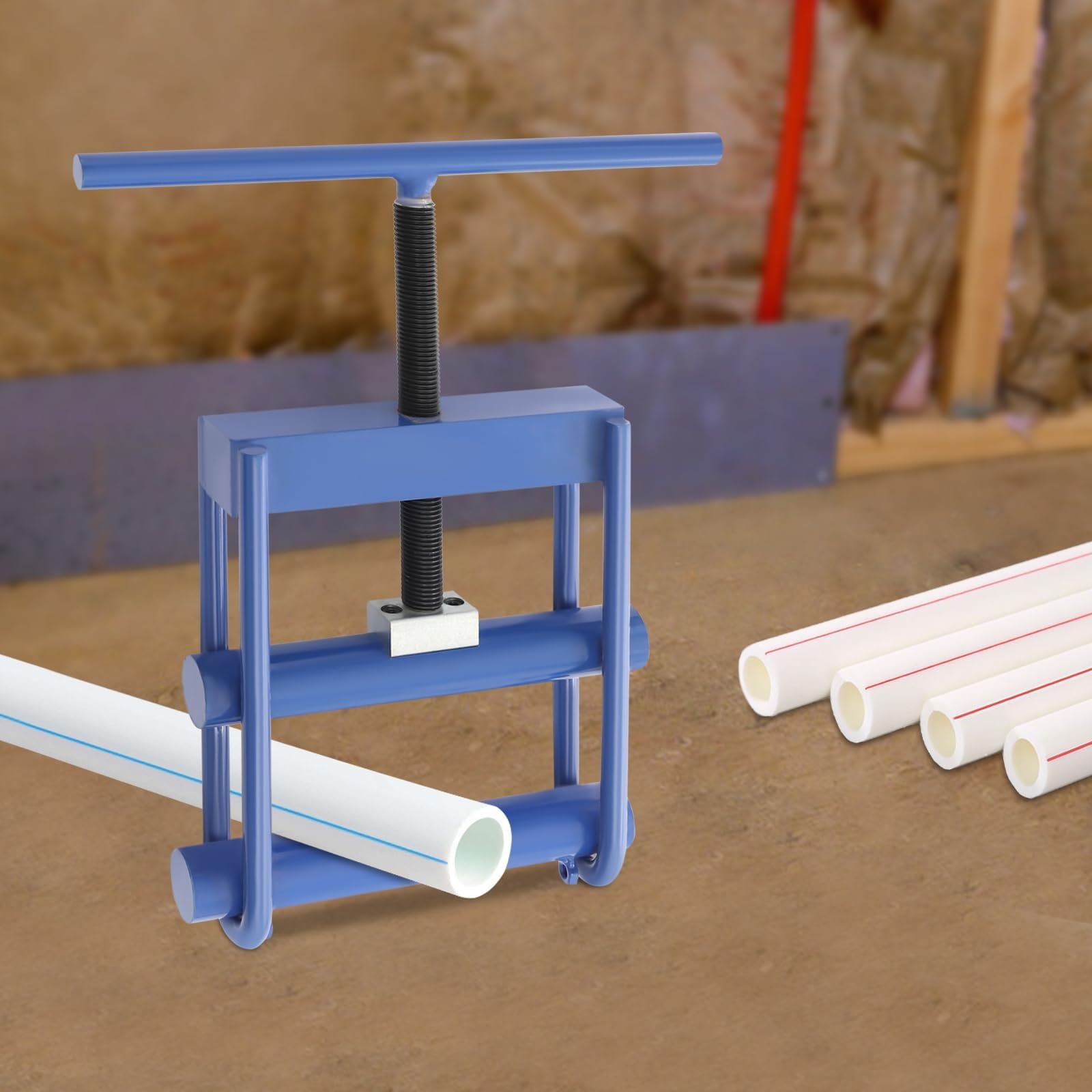 Herramienta de extracción de tuberías, abrazadera de apagado manual para líneas de gas y agua, herramienta de reparación de emergencia duradera para tubos de polietileno, PVC, polipropileno, máximo
