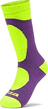 Tesla Kids Snowboard Ski Socks, Antibacterial, Odor Resistant, Sweat Absorbent, Quick Drying, Heat Retention, For Autumn, Winter, Cold Protection, Ski Socks, Compression, Outdoor, Sports, Thick Socks