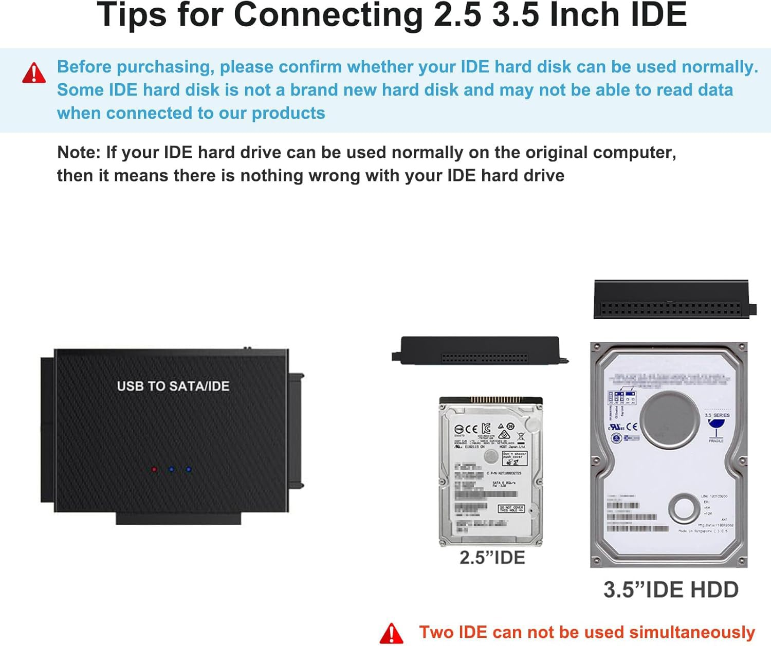 Zewnętrzna obudowa dysku twardego do 2,5-calowego dysku twardego SATA SSD HDD USB 3.0 do SATA III 7 mm 9,5 mm kompatybilna z WD Seagate Toshiba Samsung Hitachi PS4 Xbox (obudowa E39)