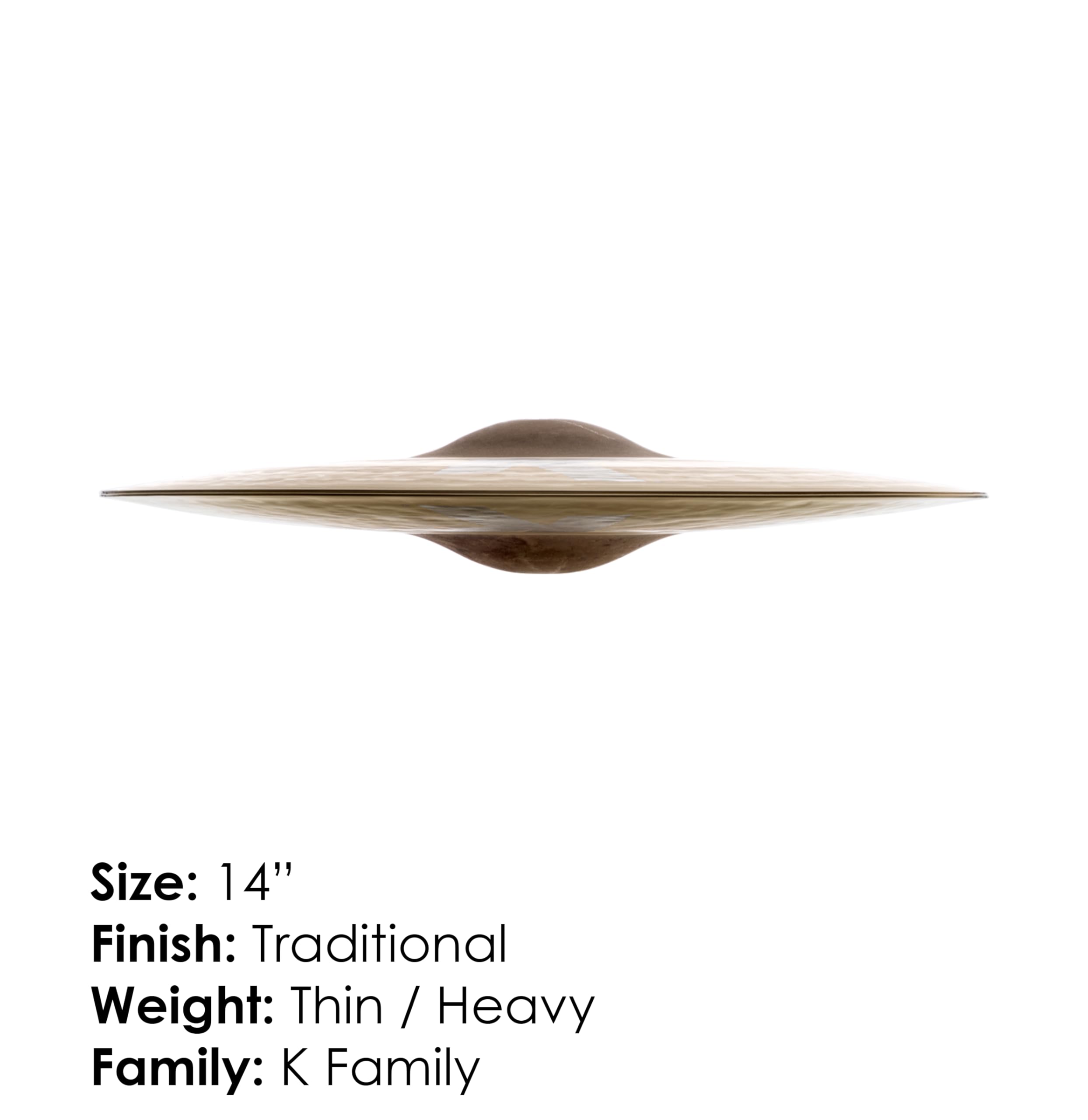 Zildjian K Custom Series - 14" Sweet Hi Hat Pair