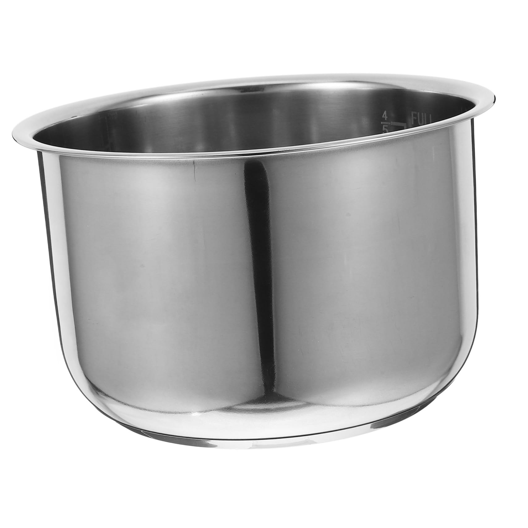 Alipis Pot Intérieur Cuiseur À Riz INOX 304 3L Remplacement Universel sans Revêtement Bol Antiadhésif Compatible Cuiseur À Riz Accessoires Cuisine Quotidienne