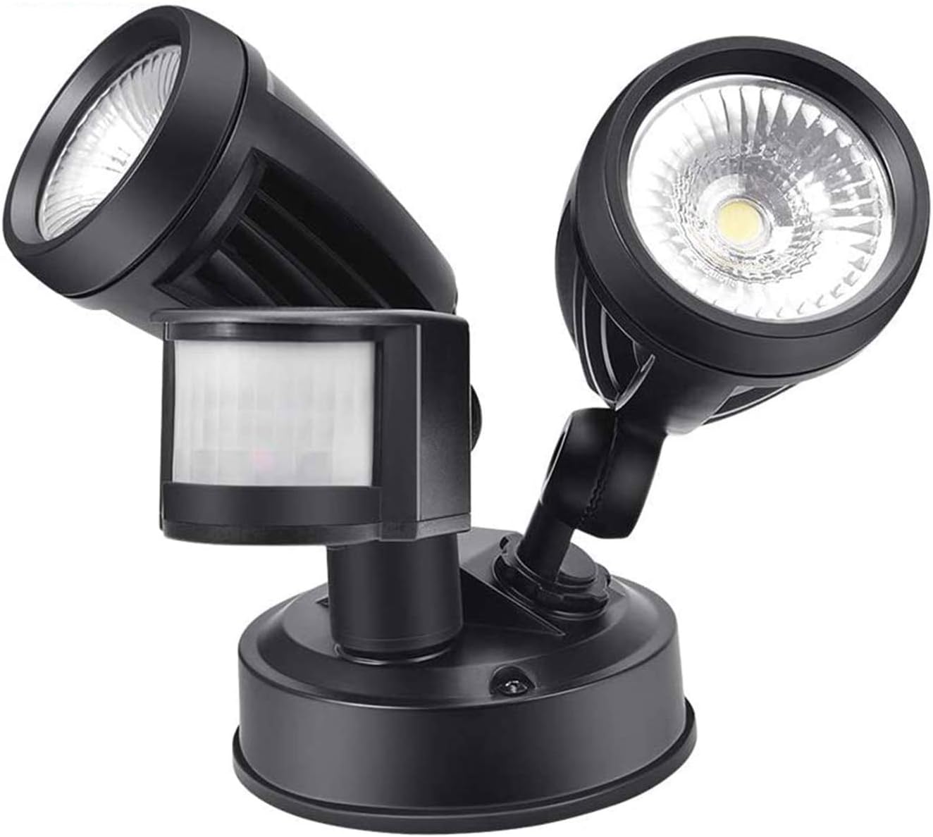 Security Lights with Motion Sensor, 30W 2700LM LED Security Lights with Motion Sensor, 2 Adjustable Head Flood Lights Outdoor, IP65 Waterproof Outdoor Sensor Wall Light for Yard, Porch (Warm White)