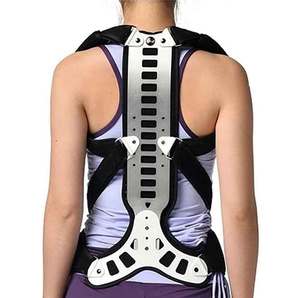Wirbelsäulenkorrektoren Für Männer Und Frauen, Einstellbare Wirbelsäulenorthesen Für Kyphose Camelback Thoracic Support Schmerzlinderung(M)