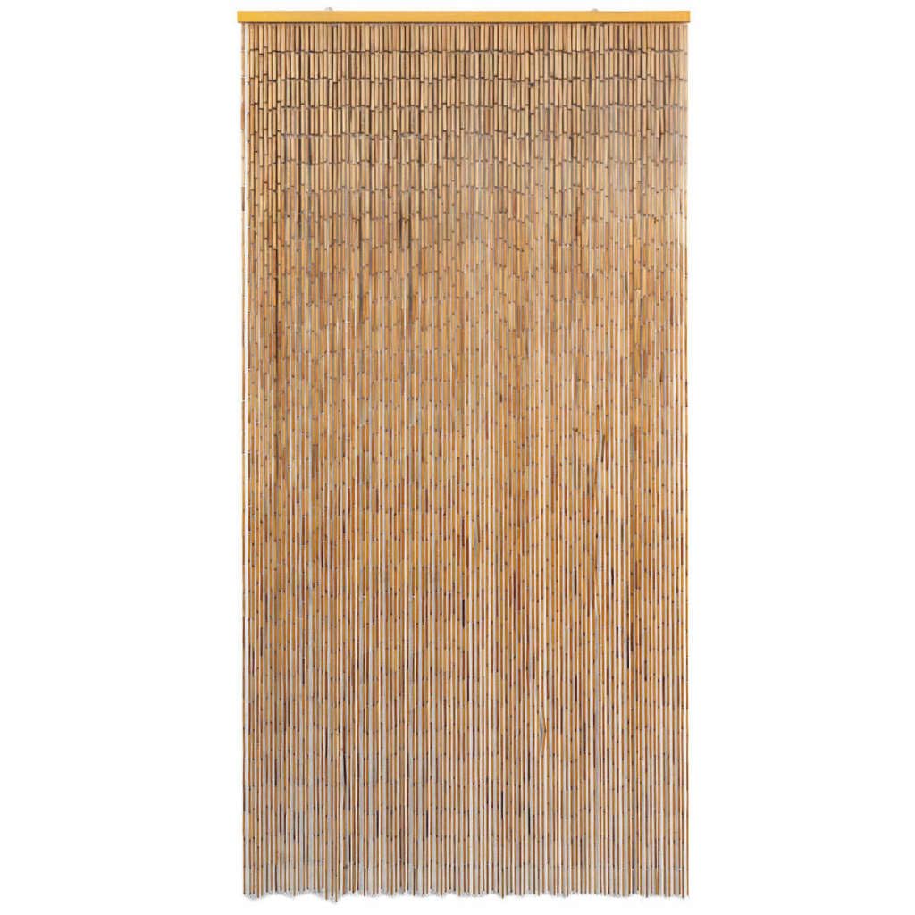 Tomostar Rideau de Porte en Bambou, Rideau Anti Mouche pour Porte Moustiquaire Contre Insectes Bambou 100 x 200 cm