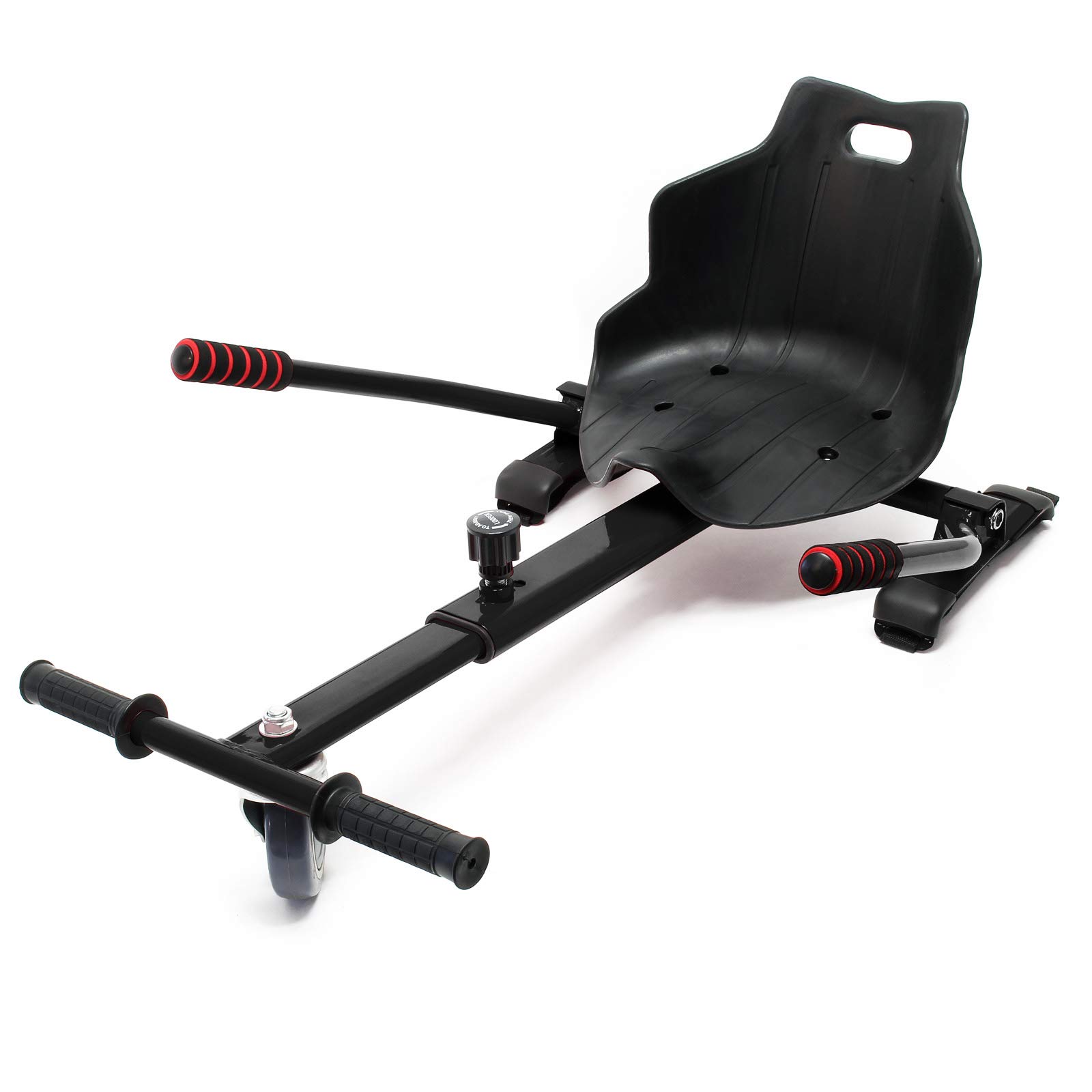 Asiento para patinete de equilibrio en color negro, asiento ajustable para patinete eléctrico