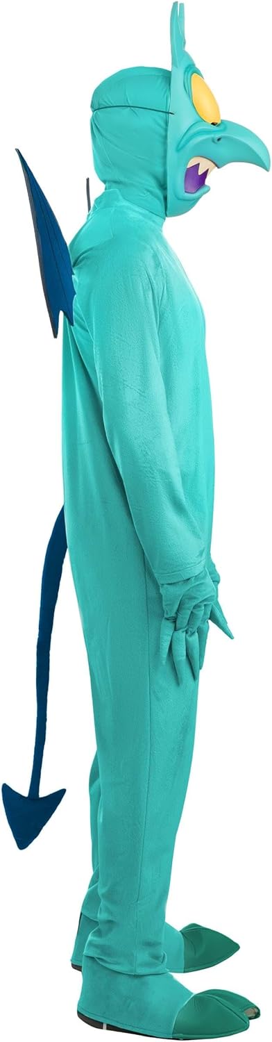 Adult Disney Hercules Panic Costume with Jumpsuit Hood Gloves Mask Wings and Shoe Covers for Halloween - Image 4