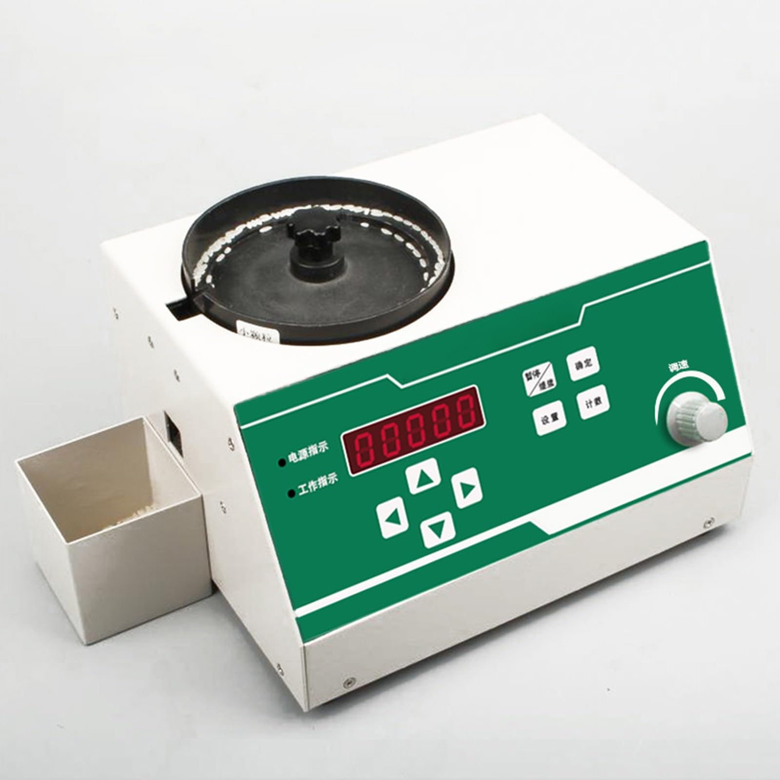 Automatyczna maszyna do liczenia nasion, sprzęt do liczenia ziarna do pszenicy, kukurydzy, nasion warzyw, pojemność 1-99999, wyświetlacz LED, regulowana prędkość