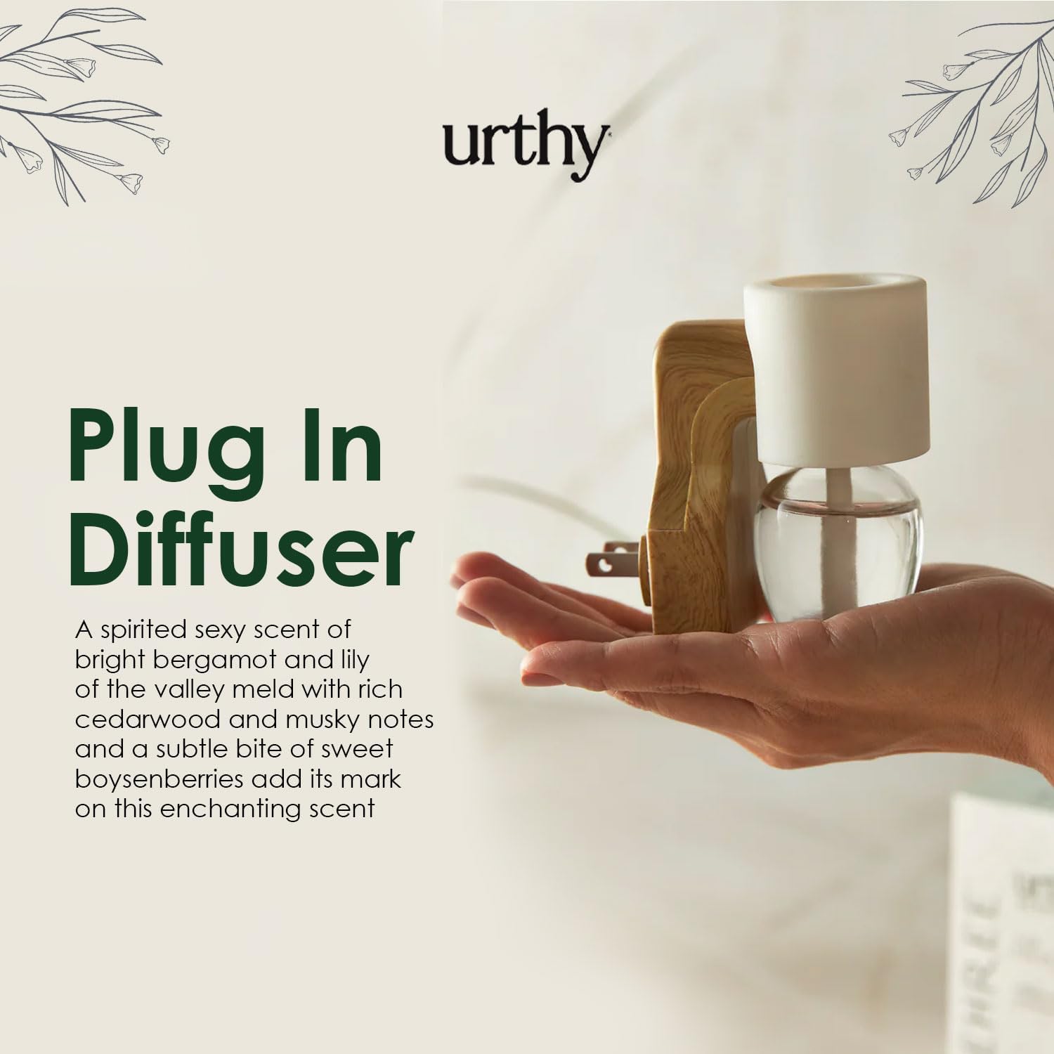 EHREE Scent Bottle, Plug-in Scent Bottle, Essential Oils Winter Scents for Home, Plug-in Scent Bottle for Home and Bathroom, Air Diffuser Oils Scents, Home Fragrance Products, (Native Ink)