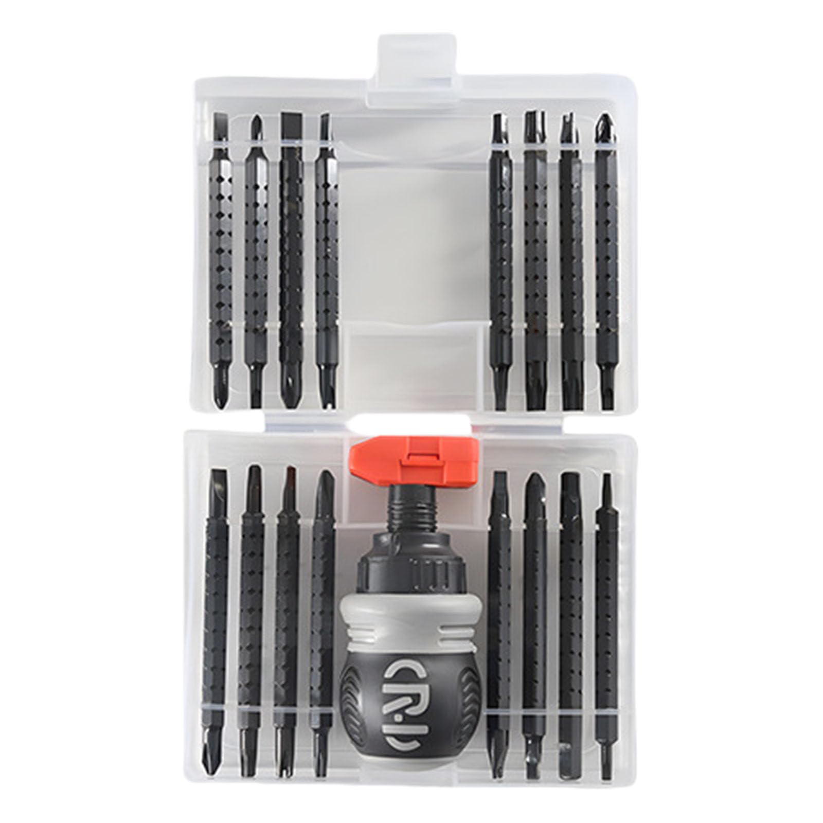 Msioytog A Professional 13/18 / 22/26 / 34 In 1 Ratcheting Screwdriver Kits With Interchangeable Head With Nonslip Handle For Electrical Professional Hand Tool
