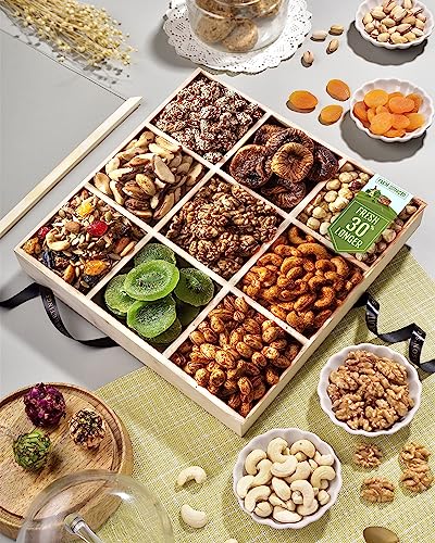 Image of Hyperfoods Dry Fruits Gift Pack Dry Fruits Gift Hampers For Family Dry Fruits Gifts For Employees Premium Dry Fruits Gifts Dry Fruits Combo Pack Dry Fruits Gift Hampers Pack Of 9 Dry Fruits Gift Box