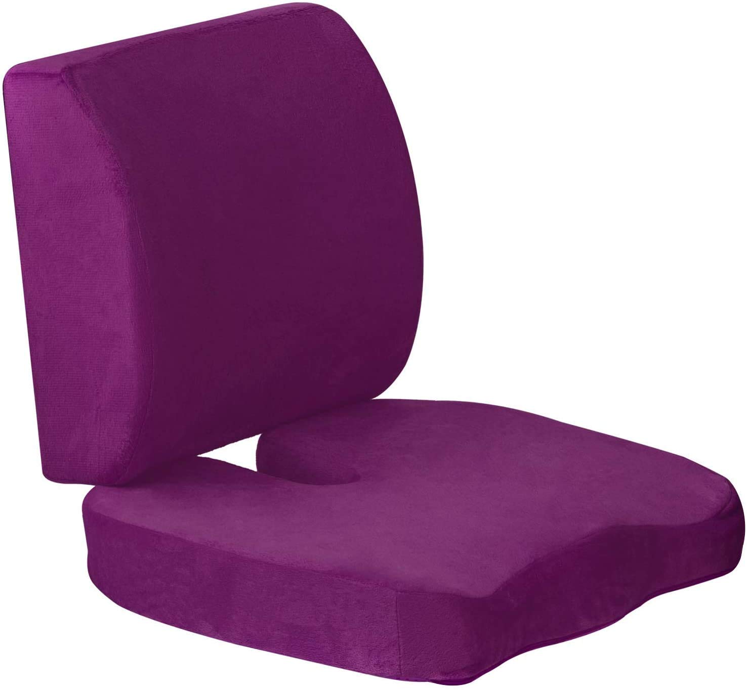 Buy Seat Cushion Coccyx Orthopedic Memory Foam And Lumbar Support 