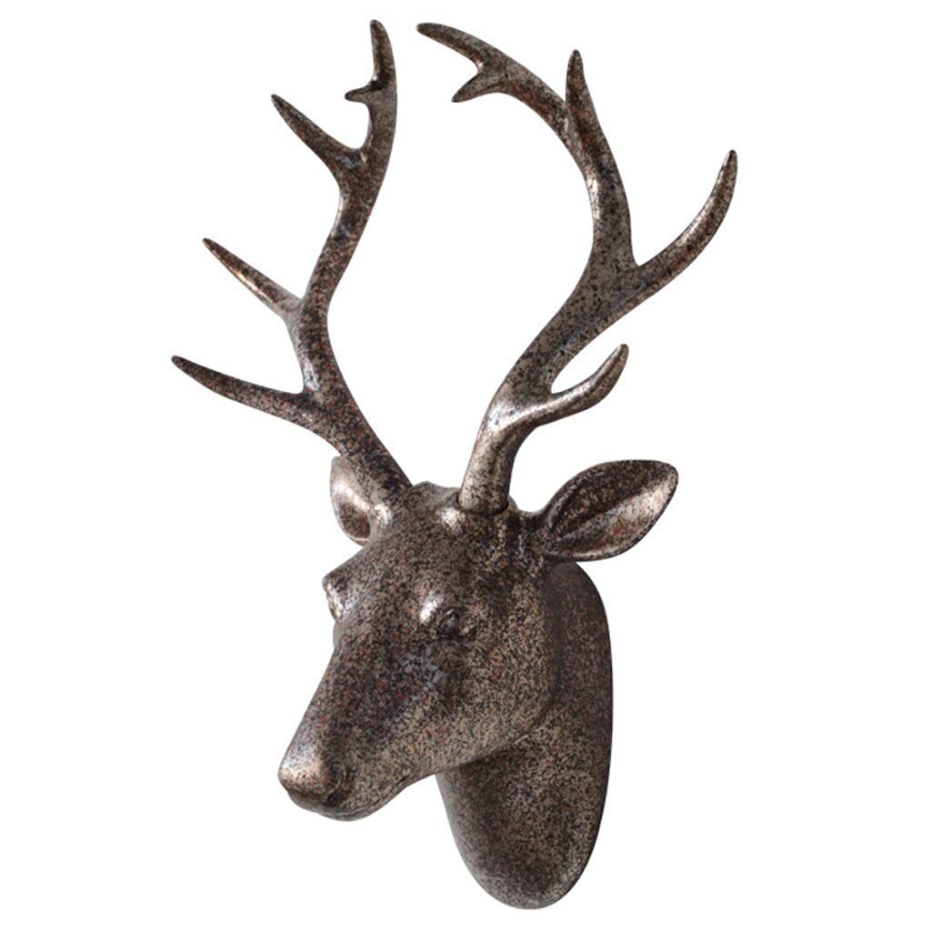 Sculpture cerf tête 3D pour habiller un grand mur vide de salon avec élégance