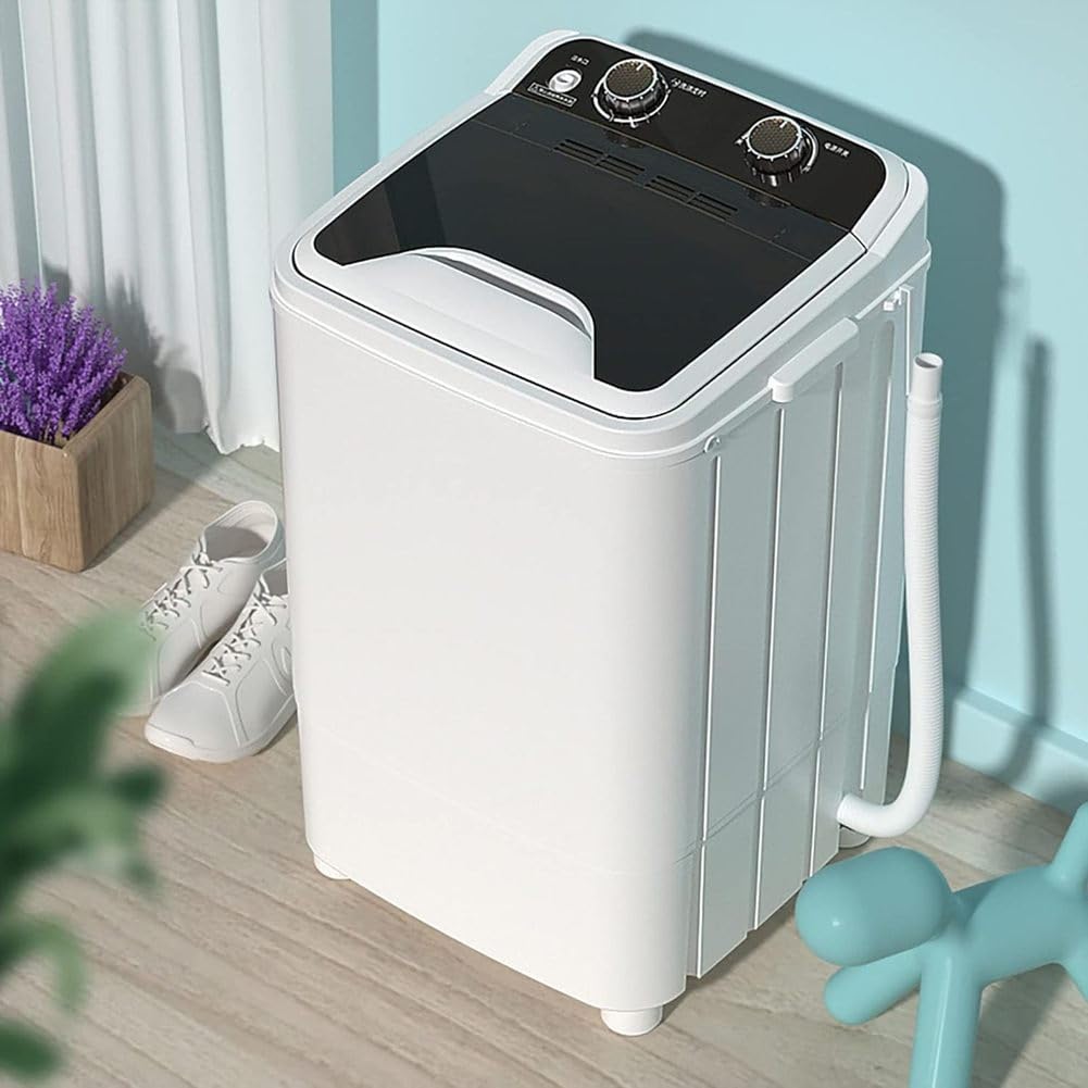 Lavadora Portátil, Gran Capacidad, 7,5 Kg, Totalmente Automática, con Protección contra Bacteriosis Y Luz Azul UV, Ideal para Caravanas, Apartamentos Pequeños Y Viajes.