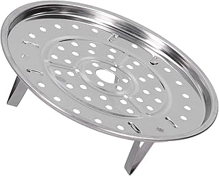 Taca do gotowania na parze, bezpieczna Solidna półka Stojak do gotowania na parze Silna odporność na ciepło Nieklejąca się do kuchni(100533 large 23.5CM)