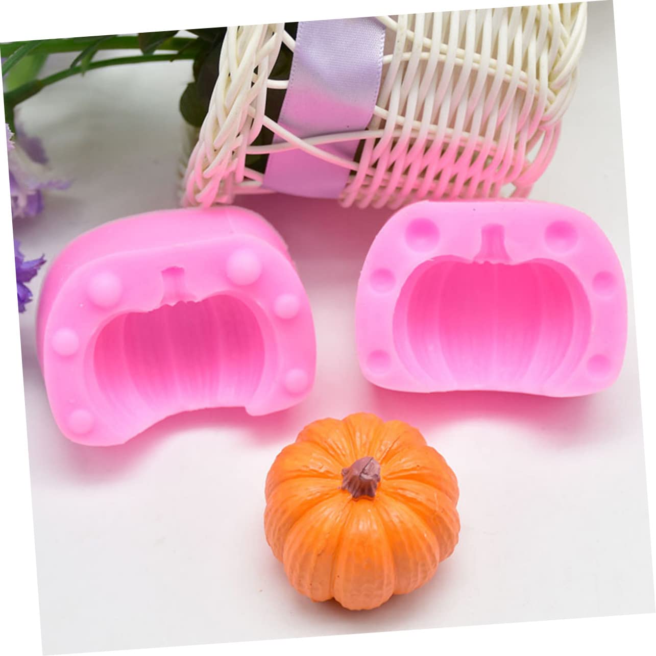Zerodeko Molde Para Hornear Silicona Calabaza Halloween Molde Para Pastel Decorativo Reutilizable Herramienta Multiusos Para Repostería Diy Regalos Y Postres Festivos 6 Piezas X 5