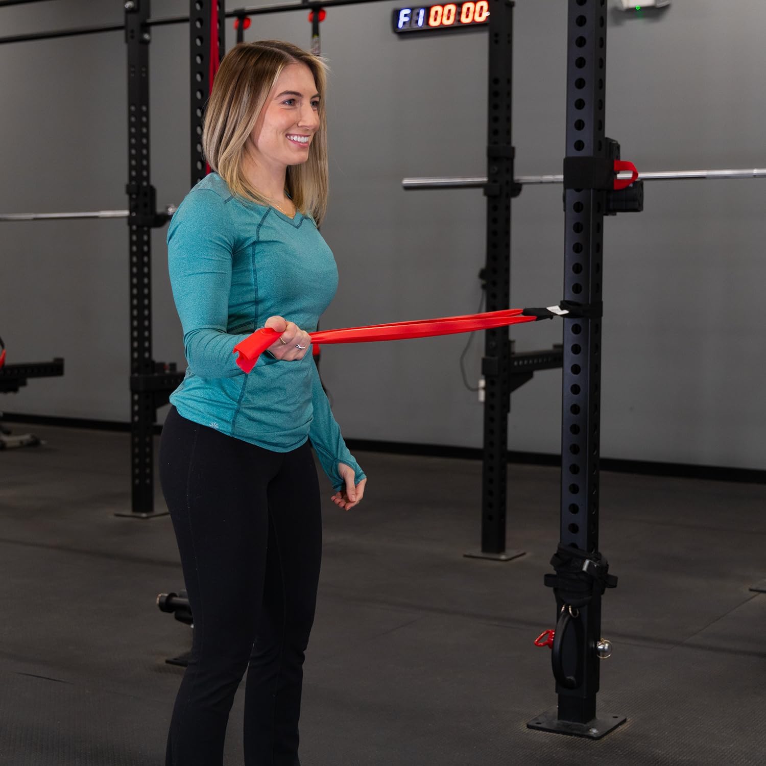 Serious Steel Fitness Flat Resistance Bands for Upper and Lower Body Strength Training and Exercise. (Non-Latex Flat Physical Therapy Exercise Bands - 4" x 25 Yards or 4" x 5 Feet)