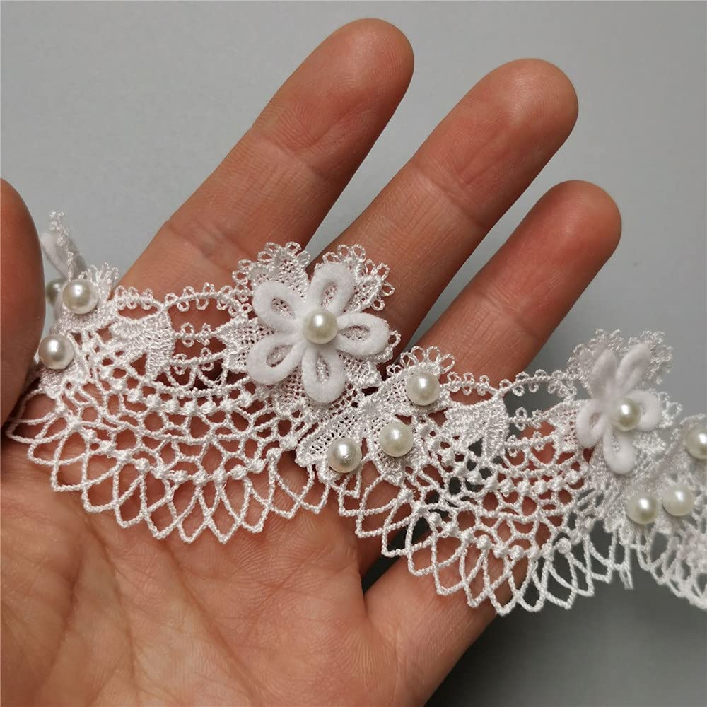 Ruban en Dentelle pour Décoration DIY, Design et Artisanat Largeur 15CM Longueur 22M (Crème Ruban en Dentelle pour Décoration DIY, Design et Artisanat Largeur 15CM Longueur 22M (Crème