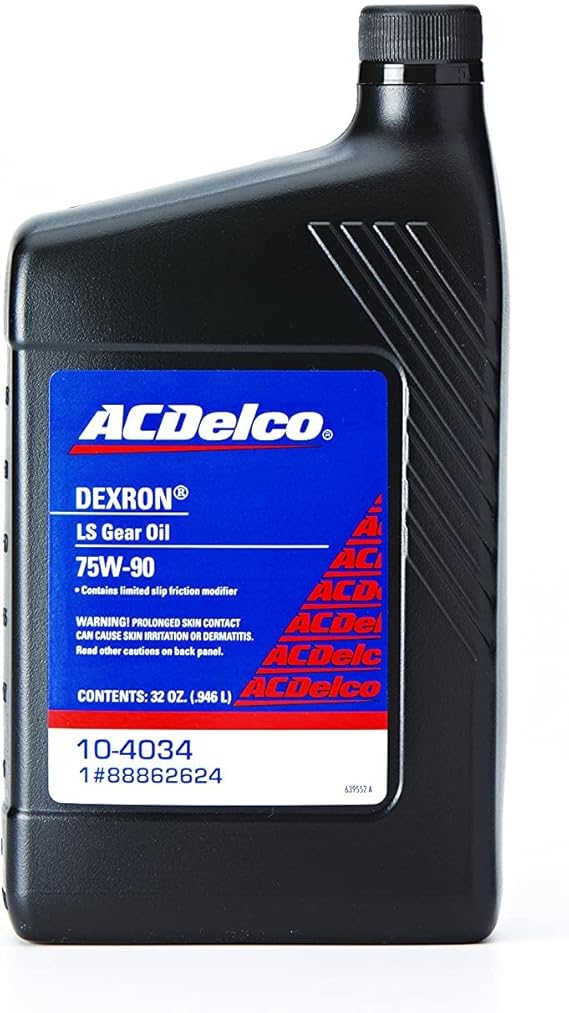 ACDelco GM Original Equipment 104034 Dexron LS 75W90 Gear Oil 32 oz