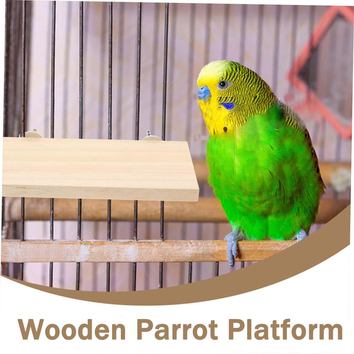 Platforma dla ptaków, wspinaczka, Vibury klatka, drewniany stojak, papuga, grzęda, zabawki, budgie, szynszyla, chomik