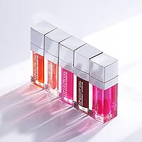 Vista 9 de Aceite hidratante para labios de 0.2 fl oz, brillo labial transparente y voluminoso, aceite hidratante para labios, brillo de labios, aceite labial