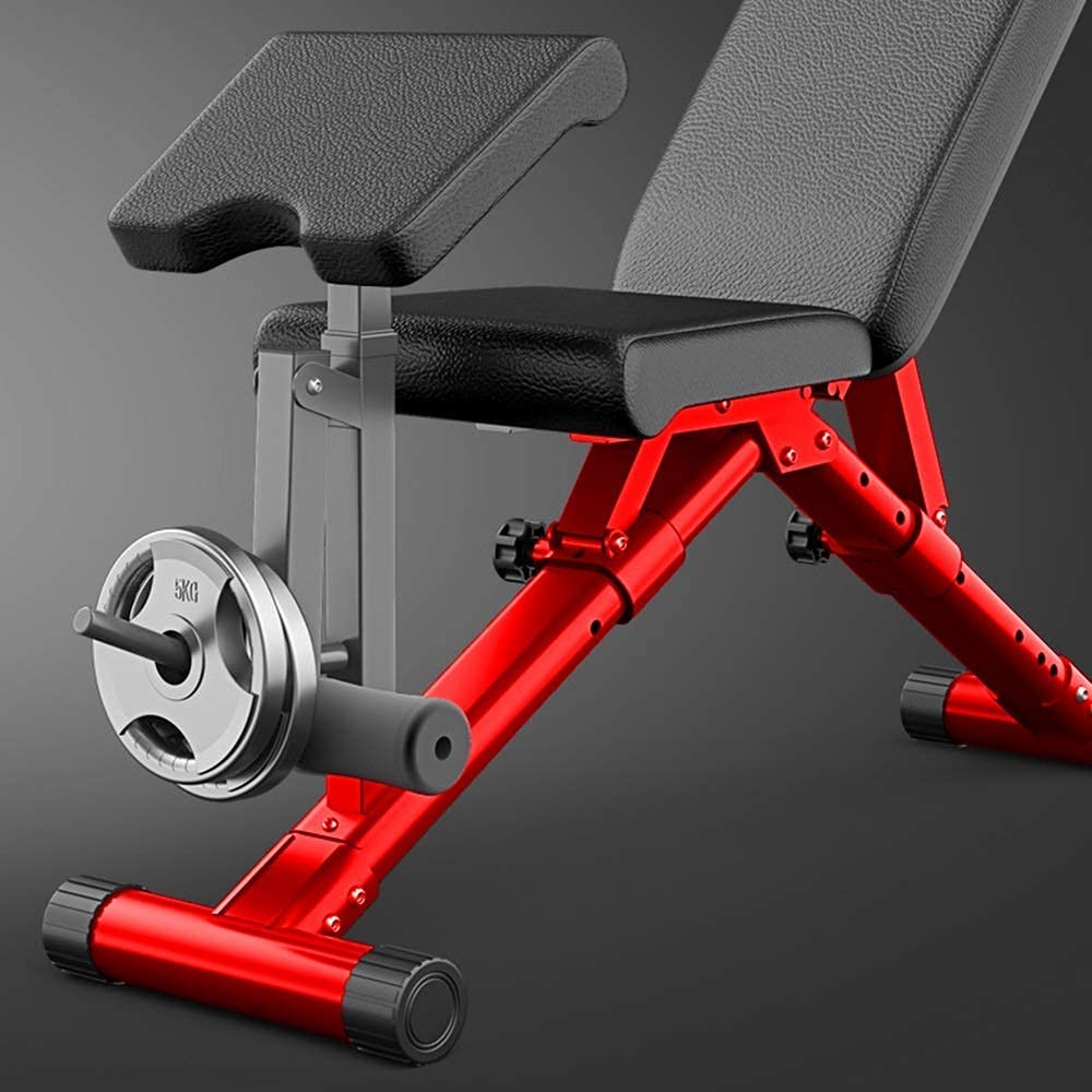 Ławka do ćwiczeń Hantle Podnoszenie ciężarów Łóżko do podnoszenia ciężarów, składane krzesło fitness w domu Deska do siedzenia Deska do ćwiczeń Ławka do wyciskania Ławka Sprzęt do ćwiczeń mięśni brzuc