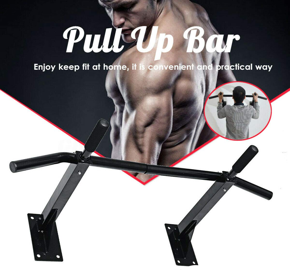 Willage Steel Wall Mounting Chin-Up Bar-image-16