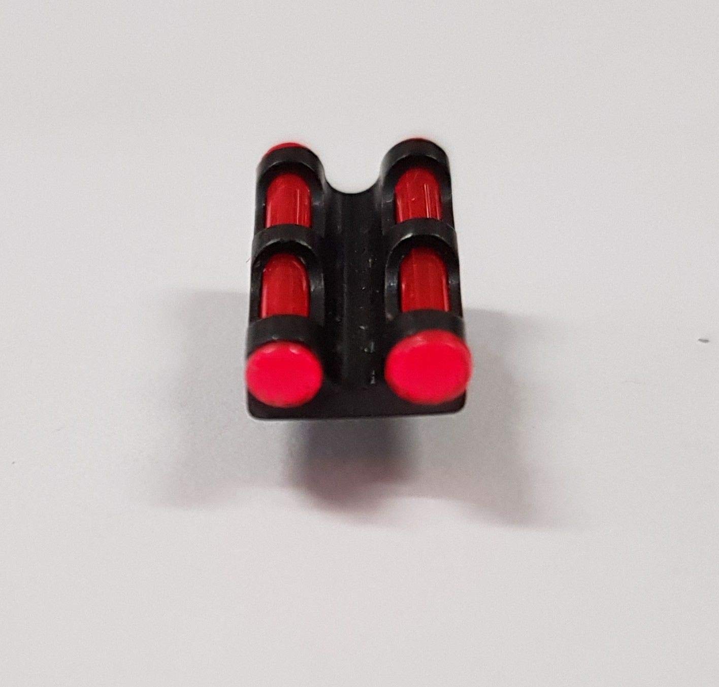 LPA MIRINO E TACCA di Mira Fucile Fibra Ottica Diametro 2,6 Verde Giallo (Rosso DIAMTRO 3)