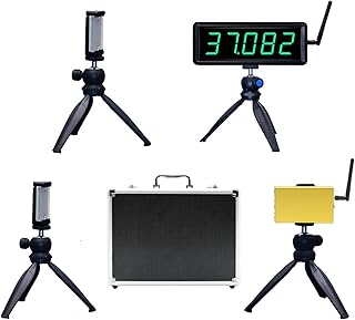 Laser Timer for Sprints,Stopwatch for Track 40 60 Yard Dash,Electronic Stopwatch for Running,Football,Track & Field Speed Training, Battery Powered Race Timer