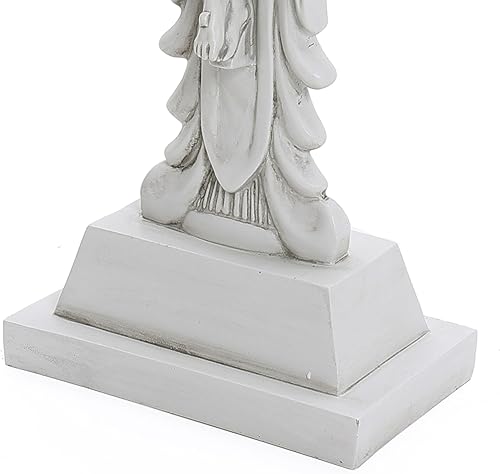 Miniatura 15 de LuxenHome - Estatua de Virgen María para exteriores, estatua religiosa de jardín de 30 pulgadas, estatua de la bendita madre al aire libre, estatuas