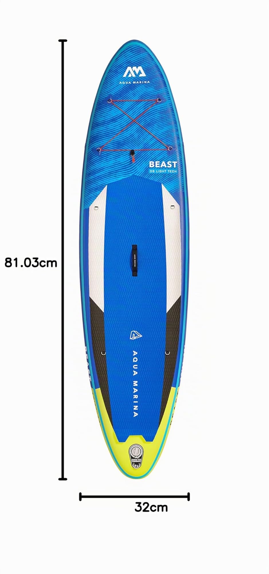 Aquamarina Beast 10'6" SUP Tavola Unisex Adulto 320 x 81 x 15 cm Multicolore