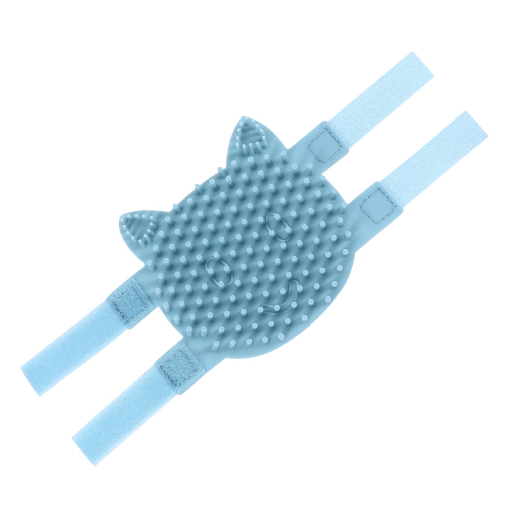 Garneck Cat Grooming Wall Brush Silicone Pet Massage Tool for Corners Gentle Self Massager for Cats Easy to Install Furniture Removes Loose Hair