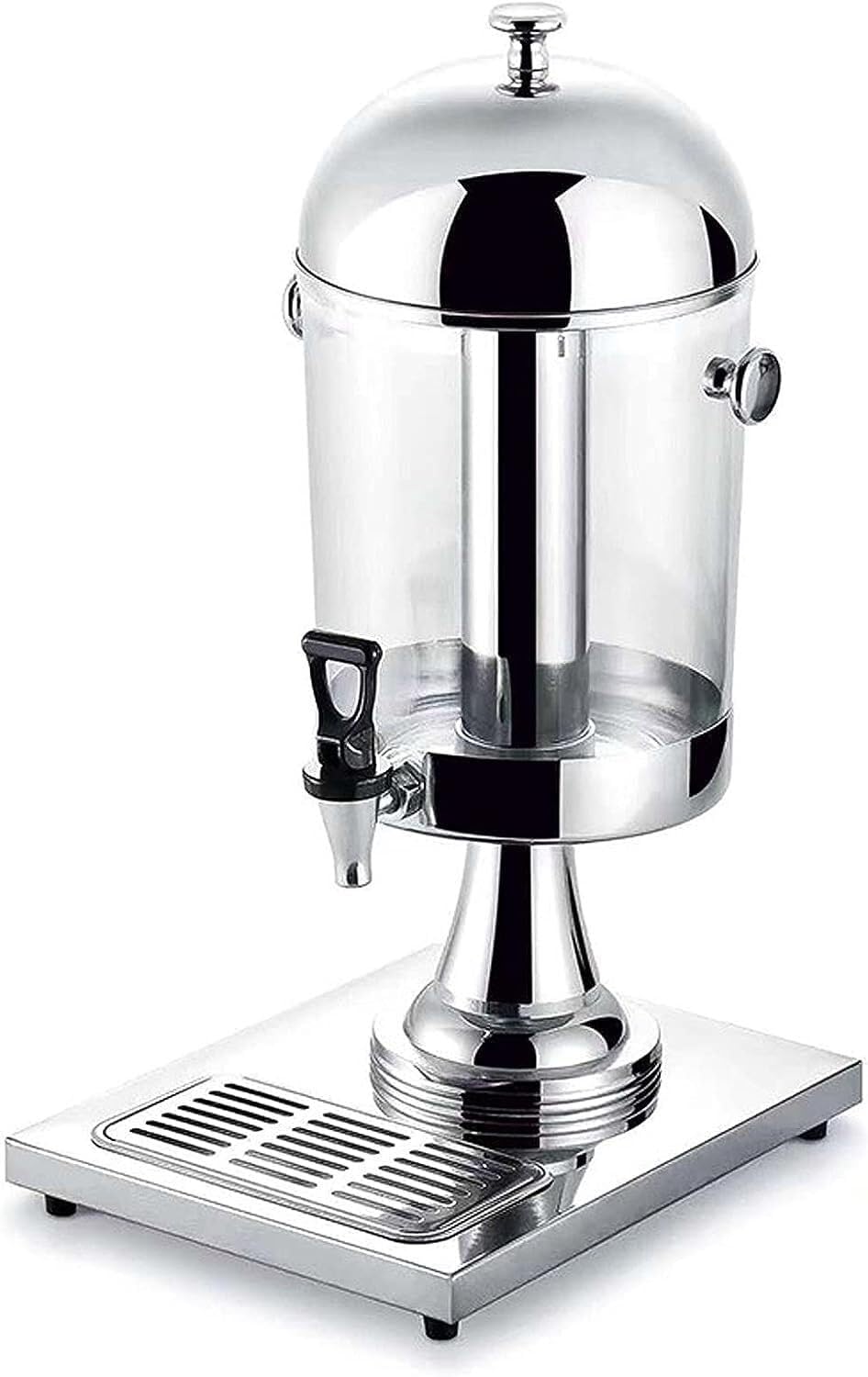 JYBNBBE Cold Drink Machine,Stainless Steel Juice Container with Tap, 8/16/24L Automatic Drink Dispenser, for Parties Events Catering (Silver 8L)