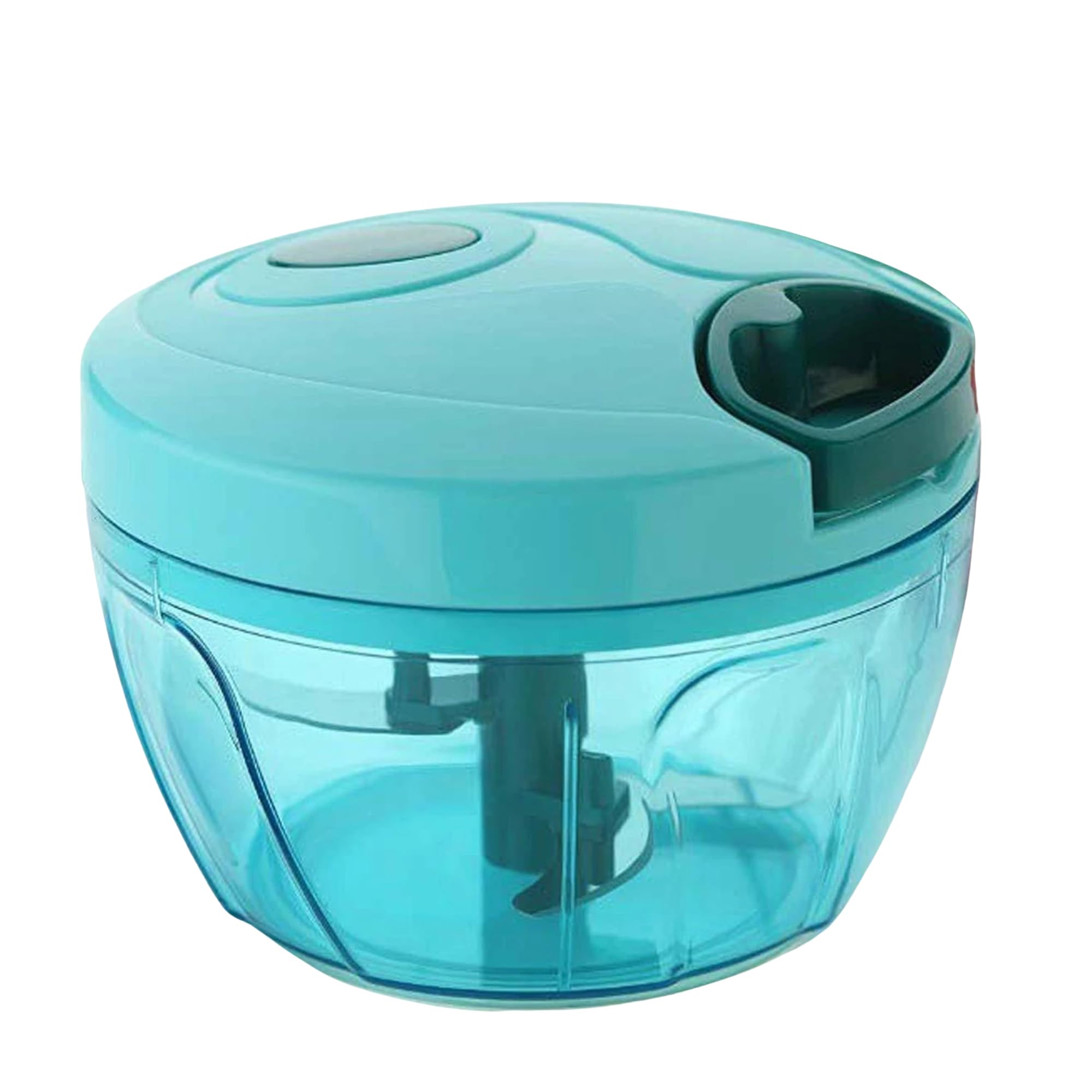 Manual Pull String Food Chopper | Vegetable & Onion Cutter | Multipurpose Hand-Powered Kitchen Chopper | BPA-Free Plastic Container | Quick Chopping for Vegetables, Fruits, Garlic, Nuts & Herbs-image-32