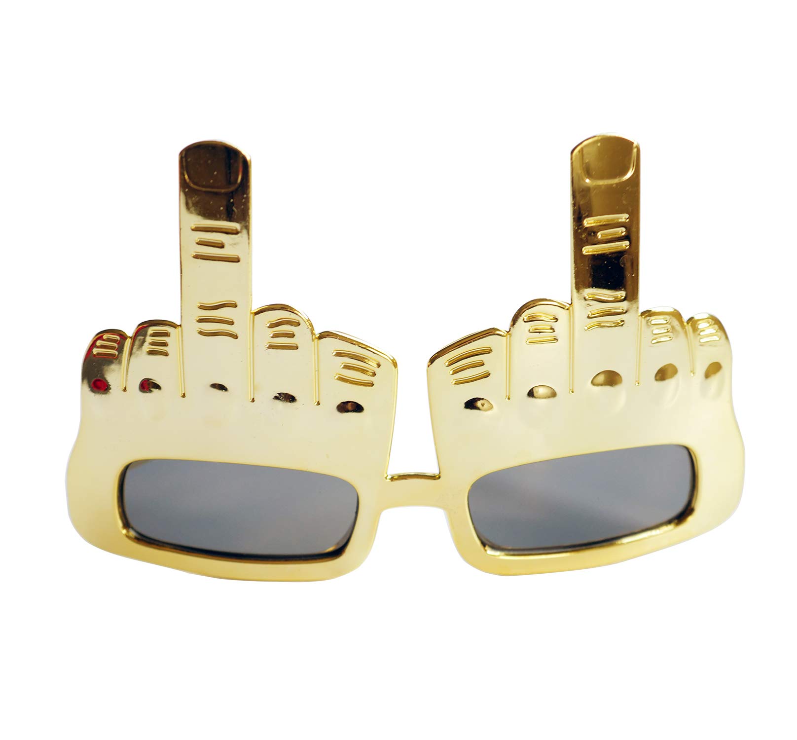 EDOBLUECreative Middle Finger Flip Off Hand Shape Finger Silly Funny Novelty Sunglasses for Party Selfie Props